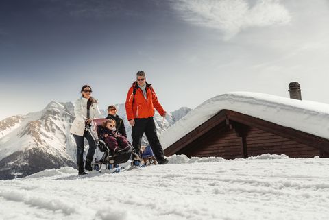 Winterwandern Herrenweg in der Aletsch Arena