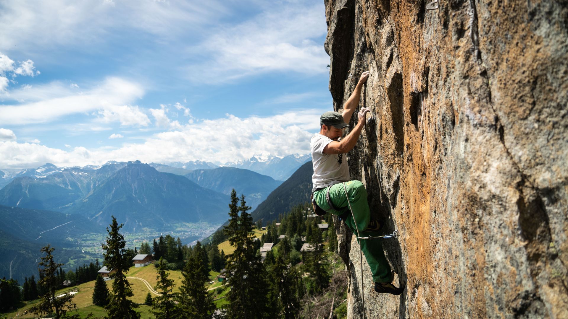 Klettergarten Adler auf der Riederalp in der Aletsch Arena