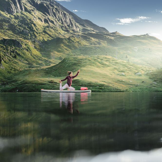 SUP Yoga auf dem Bettmersee