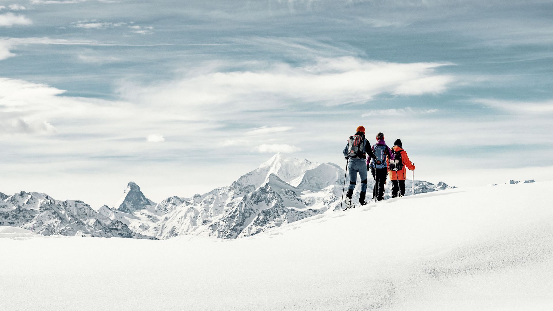 Schneeschuhtour mit Ed Kummer in der Aletsch Arena
