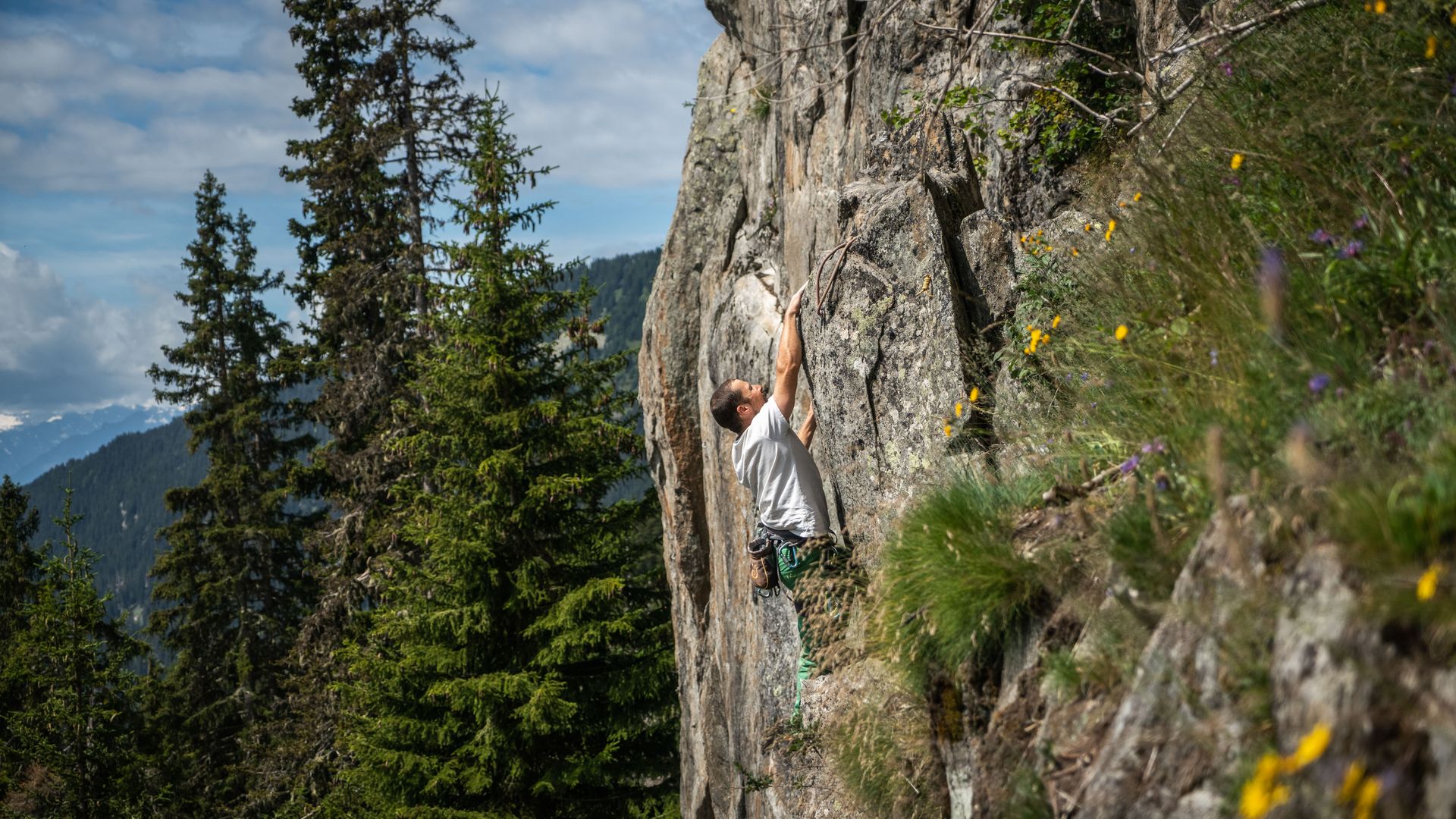 Klettergarten Adler auf der Riederalp in der Aletsch Arena